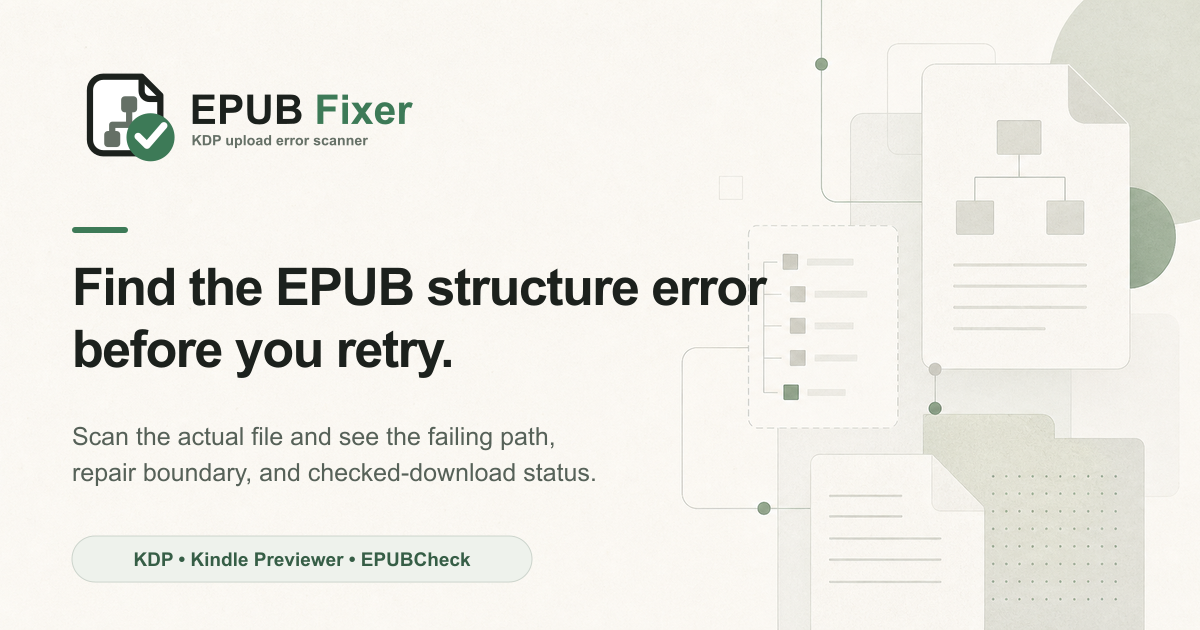 EPUB Fixer — official preview image